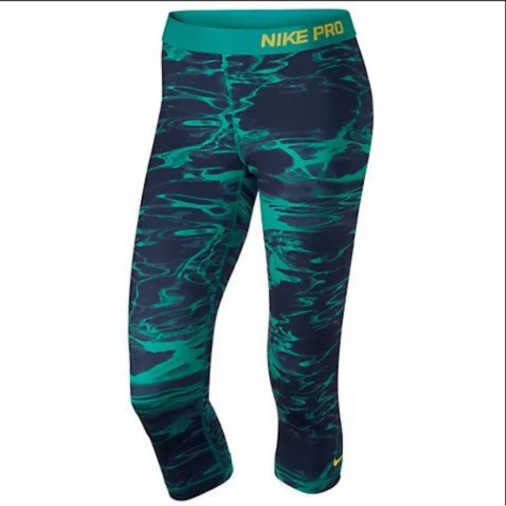 Nike Pro Core Pool Dri- Fit Compression Capri Pant - image 1